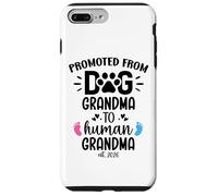 Promoted from Dog Grandma to Human Grandma est 2026 New Nana Coque pour iPhone 7 Plus/8 Plus