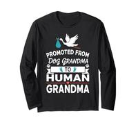 Promoted from Dog Grandma to Human Grandma Paws Manche Longue