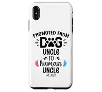 Promoted from Dog Uncle to Human Uncle est 2026 New Uncle Coque pour iPhone XS Max