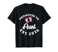 Promoted to Aunt est. 2026 Baby Announcement for Aunt T-Shirt