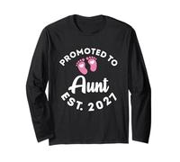 Promoted to Aunt est. 2027 Baby Announcement for Aunt Manche Longue