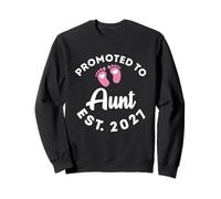 Promoted to Aunt est. 2027 Baby Announcement for Aunt Sweatshirt