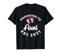 Promoted to Aunt est. 2027 Baby Announcement for Aunt T-Shirt