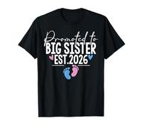 Promoted to Big Sister 2026 Going to be Big Sis Teenage Girl T-Shirt