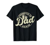 Promoted to Dad Again Expecting Baby Funny Soon to Be Father T-Shirt