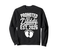 Promoted to Daddy Best Dad Funny Father's Day Père-Mari Sweatshirt