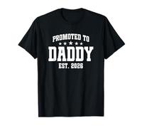 Promoted to Daddy Est. 2026 Father's Day Baby Announcement T-Shirt
