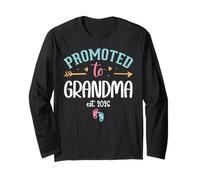 Promoted to Grandma est 2026 Nana 1st Time Grandmother to Be Manche Longue