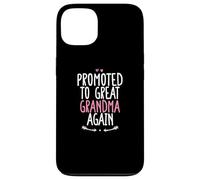 Promoted to Great Grandma Again, Funny Pregnancy Coque pour iPhone 13