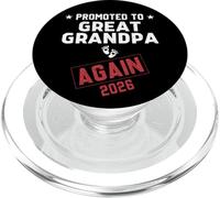 Promoted to Great Grandpa Again 2026 Great Grandpa to Be PopSockets PopGrip pour MagSafe
