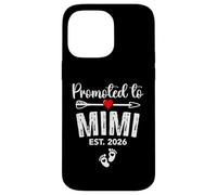 Promoted to Mimi Est 2026 Mimi to Be 2026 Baby Announcement Coque pour iPhone 14 Pro Max