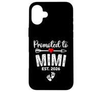 Promoted to Mimi Est 2026 Mimi to Be 2026 Baby Announcement Coque pour iPhone 16 Plus