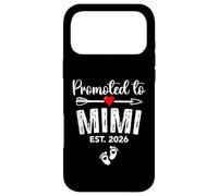 Promoted to Mimi Est 2026 Mimi to Be 2026 Baby Announcement Coque pour iPhone 17 Pro Max
