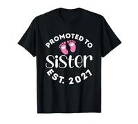 Promoted to Sister est. 2027 Baby Announcement for Sister T-Shirt