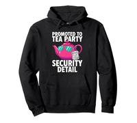 Promoted to Tea Party Security Detail Funny Dad Sweat à Capuche