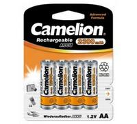 4 Piles Rechargeables AA / HR6 2300mAh Camelion