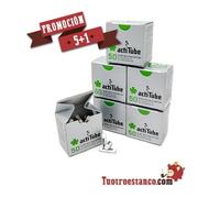 Promotion 5 + 1 les Filtres à charbon Actitube Slim 300 unités