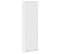 PROMOTION Armoire blanche 55x25x189 cm Bois reconstitué 35991 - BestMeuble