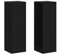 PROMOTION Armoire de plante - Chêne Noir 33x33x100 cm Bois reconstitué 34501 - BestMeuble