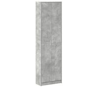 PROMOTION Armoire Gris Béton 55x25x189 cm Bois Ingénierie 58584 - BestMeuble