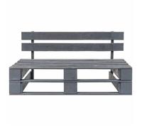 ""Promotion avril""*Banc palette de jardin - design Élégant - PARAJIE - Banquette balcon - bois gris_354106