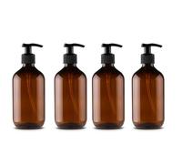 Promotion! Bouteille À Pompe De 500ml, 4 Pièces, Distributeur De Voyage, Pour Maquillage, Shampoing Liquide, Savon, Douche, Salle De Bain, Nouveau