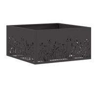 PROMOTION brasero carré noir 60x60x30 cm - acier 94748 - BestMeuble