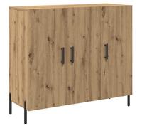 PROMOTION Buffet salle à manger,Commode Salon Artisan Chêne 90x34x80 cm - Bois d'ingénierie 80649 - BestMeuble