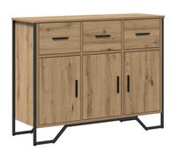 PROMOTION Buffet salle à manger,Commode Salon Artisan en chêne 97x32,5x74,5 cm - Bois d'ingénierie 33802 - BestMeuble