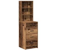 PROMOTION Buffet salle à manger,Commode Salon Bois Vieilli 40x41x135 cm Panneau de Bois 18217 - BestMeuble