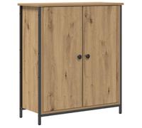 PROMOTION Buffet salle à manger,Commode Salon en chêne artisanal 70x30x80 cm - Bois d'ingénierie et acier 15813 - BestMeuble