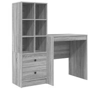 PROMOTION Bureau,Buffet salle à manger,Commode Salon - avec rangement Gris Sonoma Bois reconstitué 47971 - BestMeuble