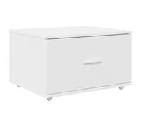 PROMOTION Cabinet à tiroirs blanc 55x45x33.5 cm - Bois d'ingénierie 13500 - BestMeuble