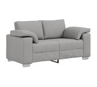 PROMOTION Canapé Loveseat CLIC-CLAC - Gris Nuage 120 cm - Tissu 67814 - BestMeuble