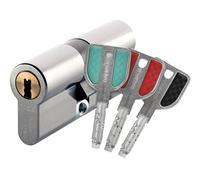 PROMOTION - Cylindre de serrure VACHETTE RADIALIS à 2 entrées de clés avec 4 clés
