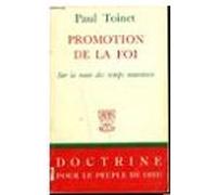 Promotion De La Foi Sur La Route Des Temps Nouveaux