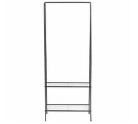 Promotion Févr""Portant 59 x 35 x 150 cm Noir - Utilisation Polyvalente 026_90237822