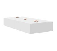 PROMOTION Lit Coffre Scandinave, Cadre de Lit de Rangement Lit 1 personnes - Blanc 80x200 cm 24033 - BestMeuble