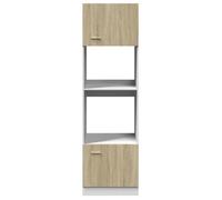""Promotion mai"" * Armoire à micro-ondes ""Lyon"" - Buffet de cuisine - Chêne sonoma 60x57x207 cm EU8118849627