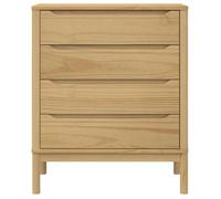 ""Promotion mai"" * Armoire à tiroirs - Commode - FLORO cire marron bois de pin massif EU6827374008