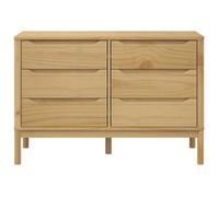 ""Promotion mai"" * Armoire à tiroirs - Commode - FLORO cire marron bois de pin massif EU6937374011