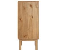 ""Promotion mai"" * Armoire à tiroirs - Commode - OTTA Marron et blanc 76,5x39,5x90 cm Bois de pin massif EU6811348584