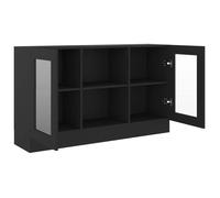 ""Promotion mai"" * Armoire à vitrine Noir 120x30,5x70 cm EU7961802787