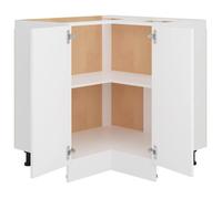 ""Promotion mai"" * Armoire de plancher d'angle ""Lyon"" - Buffet de cuisine - blanc 75,5x75,5x81,5 cm EU9119802489
