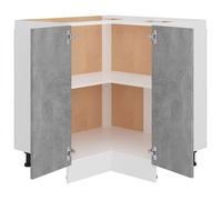 ""Promotion mai"" * Armoire de plancher d'angle ""Lyon"" - Buffet de cuisine - gris béton EU8384802493