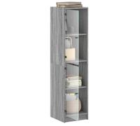 ""Promotion mai"" * Buffet bahut - Armoire de rangement - avec portes en verre sonoma gris 35x37x142 cm EU6419836439