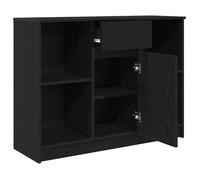 ""Promotion mai"" * Buffet bahut - Armoire de rangement - avec tiroir chêne noir 101x35x76 cm EU4156861563