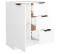 ""Promotion mai"" * Buffet bahut - Armoire de rangement - Blanc 60x30x70 cm EU3530811079