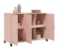 ""Promotion mai"" * Buffet bahut - Armoire de rangement - rose 100,5x39x72 cm acier EU5697846681