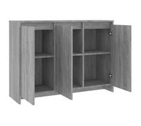 ""Promotion mai"" * Buffet bahut - Armoire de rangement - Sonoma gris 102x33x75 cm EU5102813015